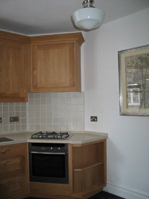 Wall units above electric hob discount